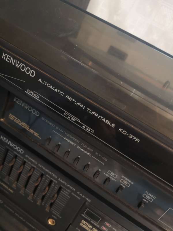 Vintage Large Kenwood Hifi System - Tested Working (Collection only - No Couriers)