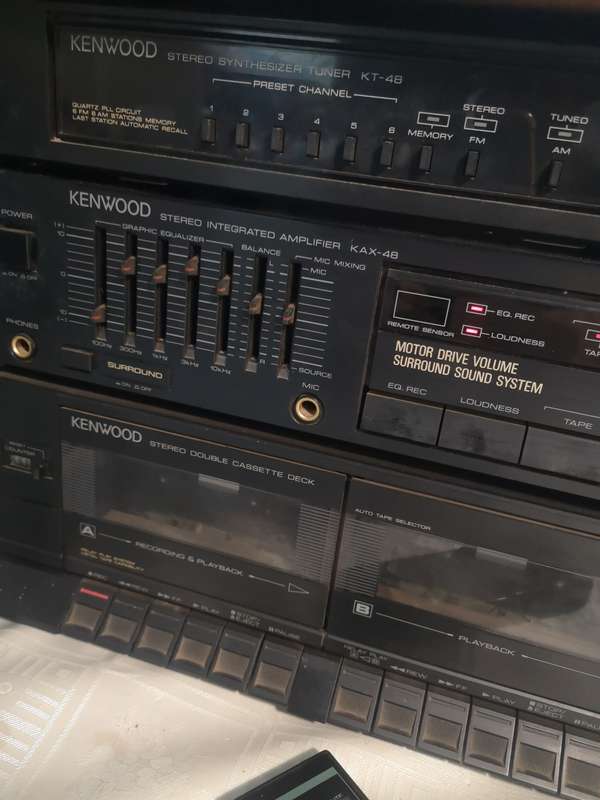 Vintage Large Kenwood Hifi System - Tested Working (Collection only - No Couriers)