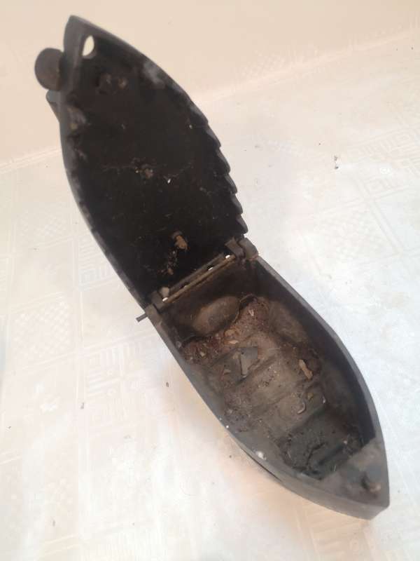 Vintage Falkirk cast iron coal iron
