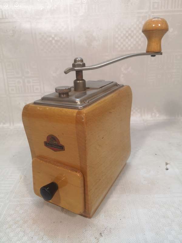 Magnificent Vintage Zassenhaus Hand Crank Coffee Grinder - Germany - Like New