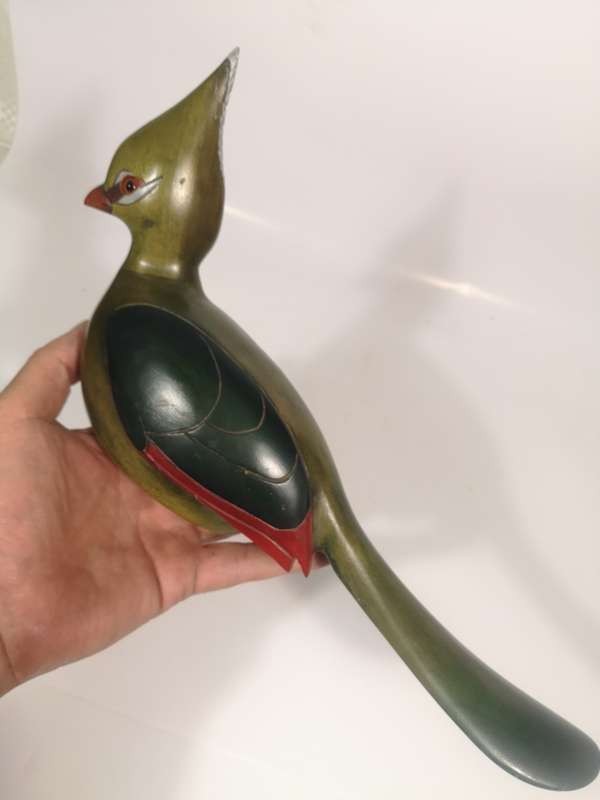 FEATHERS GALLERY KNYSNA LIMITED EDITION NO 1047 FEMALE KNYSNA LOERIE HAND CRAFTED VINTAGE 1993