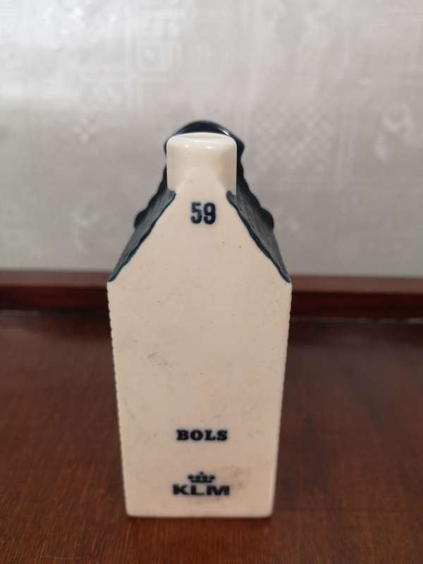 Vintage Delft KLM Bols Miniature House Collectible no 59