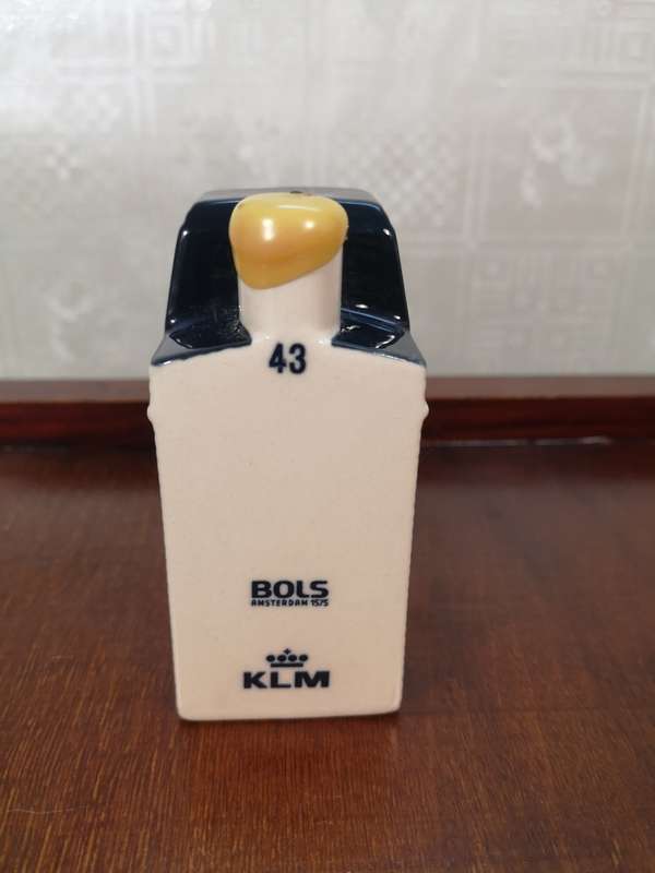 Vintage Delft KLM Bols Miniature House Collectible no 43