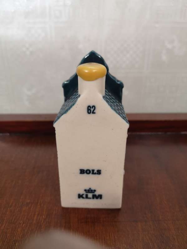 Vintage Delft KLM Bols Miniature House Collectible no 62