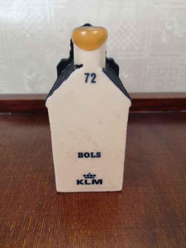 Vintage Delft KLM Bols Miniature House Collectible no 72