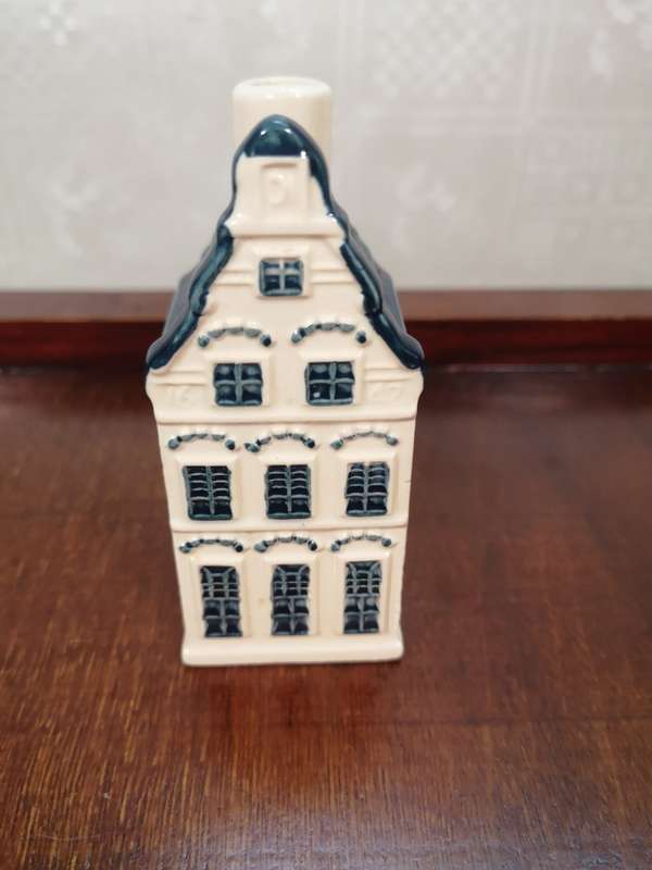 Vintage Delft KLM Bols Miniature House Collectible no 17