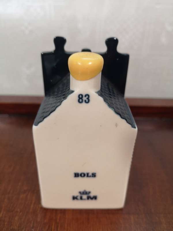Vintage Delft KLM Bols Miniature House Collectible no 83