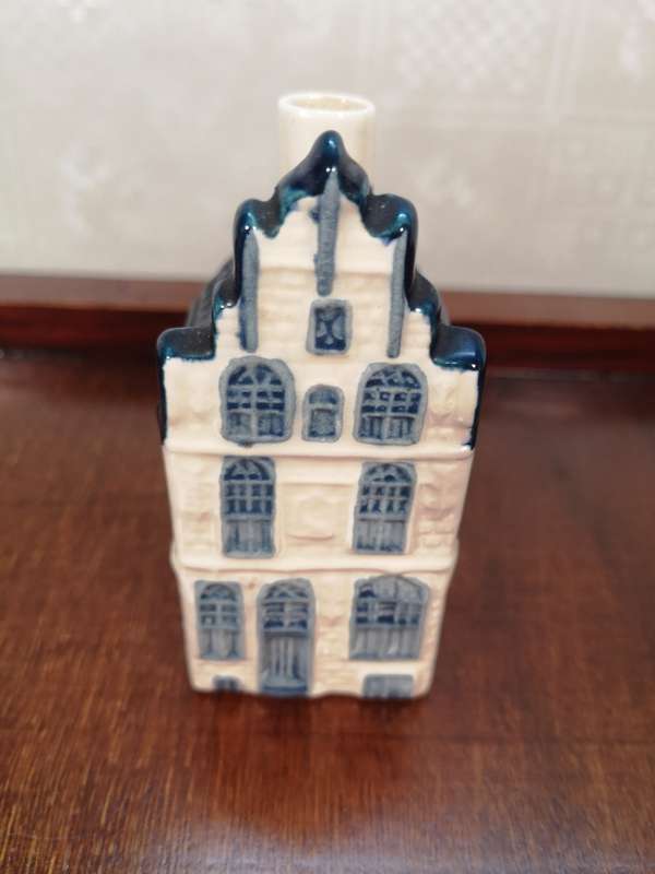 Vintage Delft KLM Bols Miniature House Collectible no 22