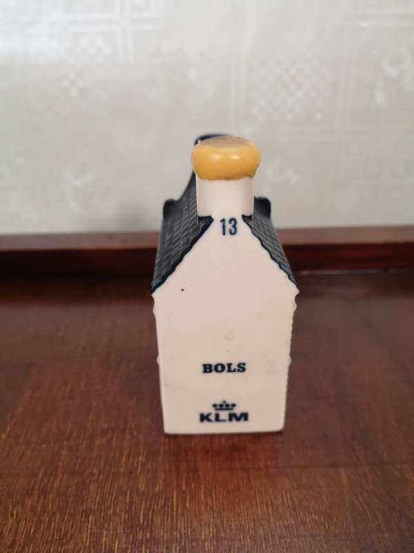 Vintage Delft KLM Bols Miniature House Collectible no 13