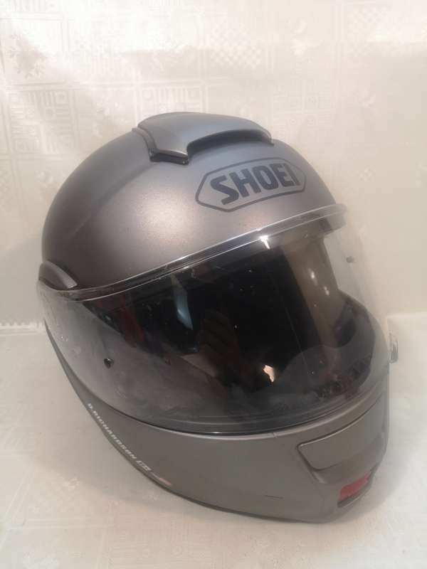Shoei Neotec II Helmet With microphone and speakers (X-Large) (Matte Black)
