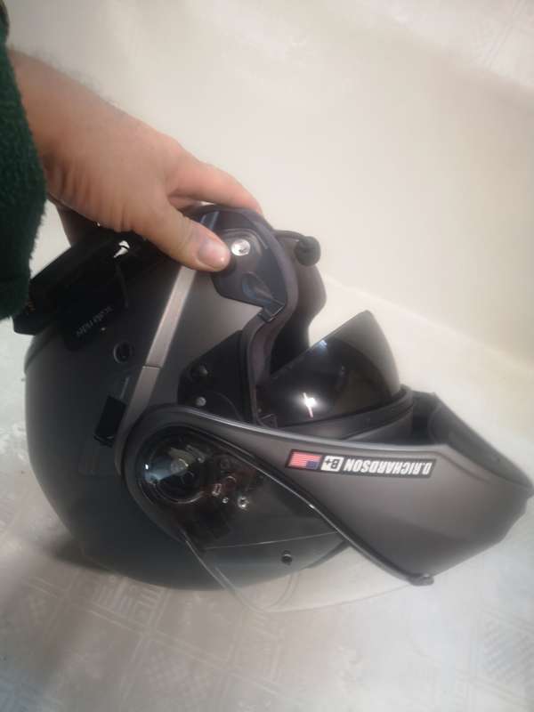 Shoei Neotec II Helmet With microphone and speakers (X-Large) (Matte Black)