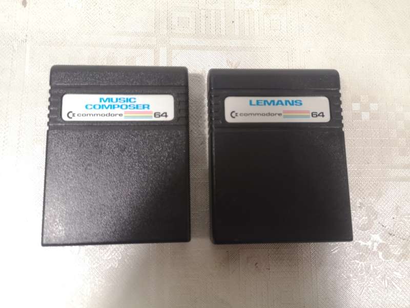 Two Original Commodore 64 Gaming Cartridges