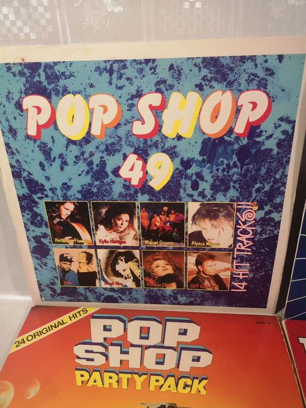 BIG COLLECTION OF POP SHOP VINYL RECORDS