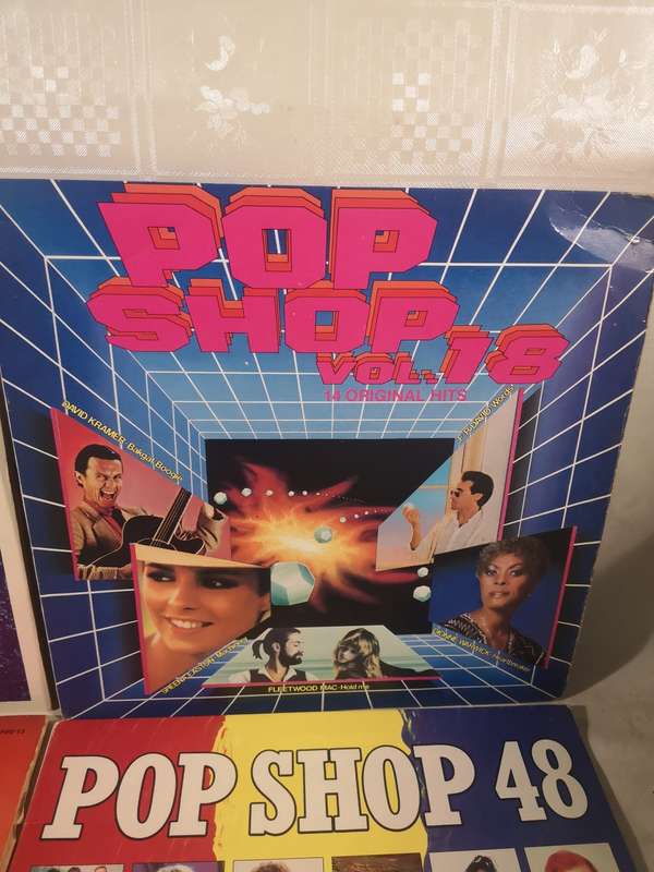BIG COLLECTION OF POP SHOP VINYL RECORDS