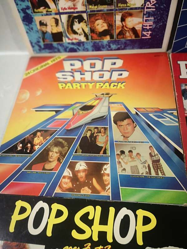 BIG COLLECTION OF POP SHOP VINYL RECORDS