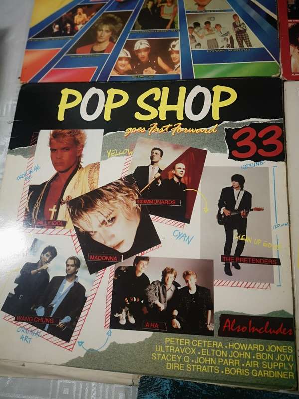 BIG COLLECTION OF POP SHOP VINYL RECORDS