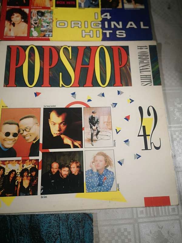 BIG COLLECTION OF POP SHOP VINYL RECORDS