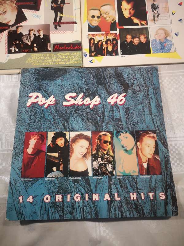 BIG COLLECTION OF POP SHOP VINYL RECORDS
