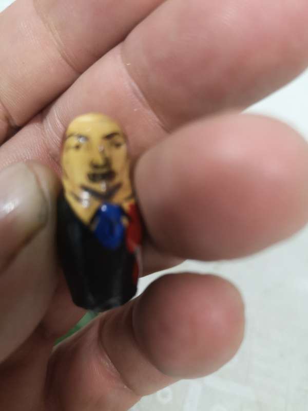 5 piece Russian Leaders nesting doll set Yeltsin, Gorbachev