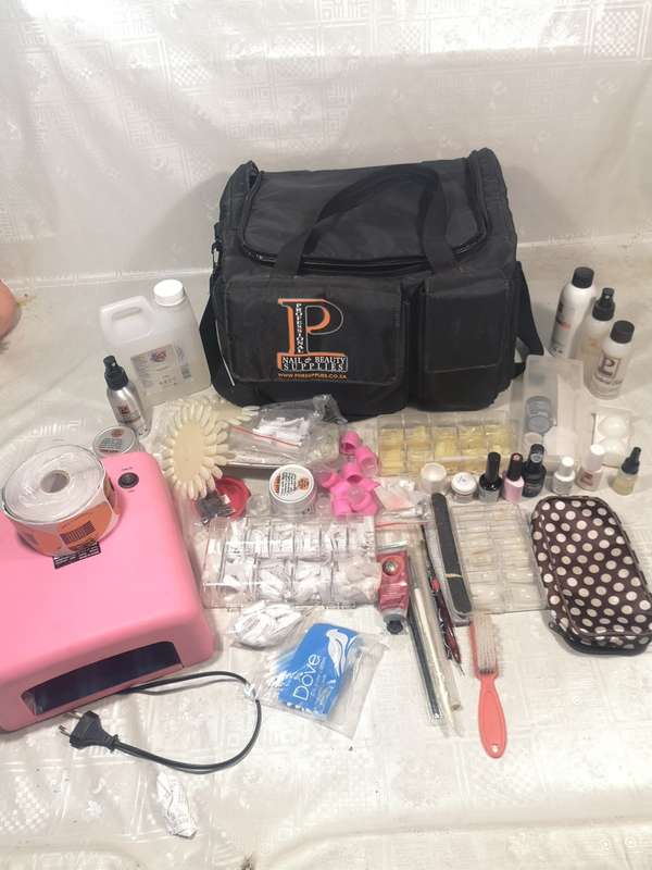 Massive Professional Nail & Beauty Supplies Set - Used