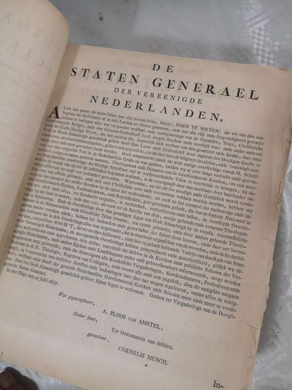 MAGNIFICENT 200 YEAR OLD STATEN-GENERAAL BIJBEL