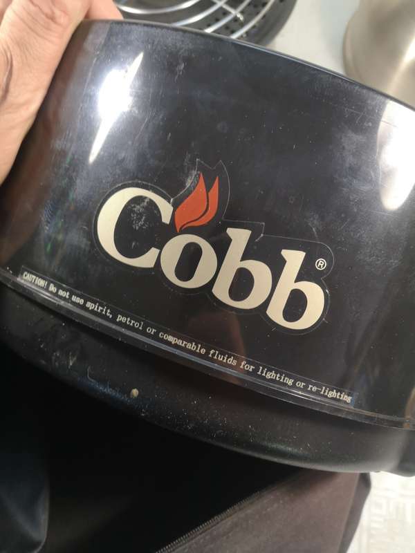 COMPLETE COBB PORTABLE CHARCOAL GRILL 300MM - VERY GOOD CONDITION