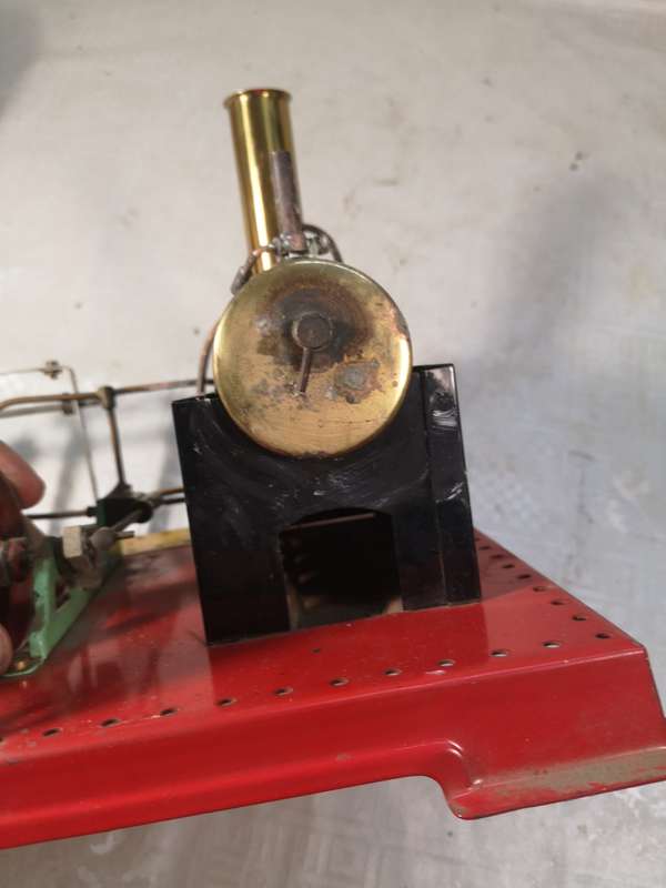 Vintage Mamod - Old Stationary Steam Engine SE3 Twin Cylinder - made in England - 1960 - U.K.