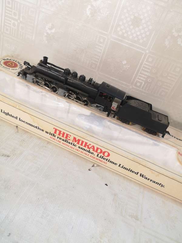 Vintage HO Mantua - 2-6-2 Steam Engine with tender - with Original Box