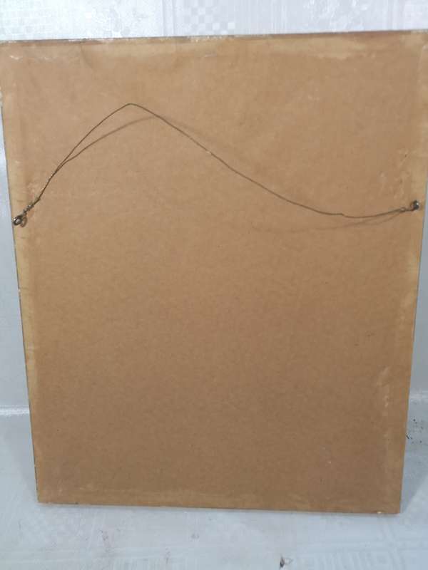Vintage Mid Century Oil On Board Paris Signed