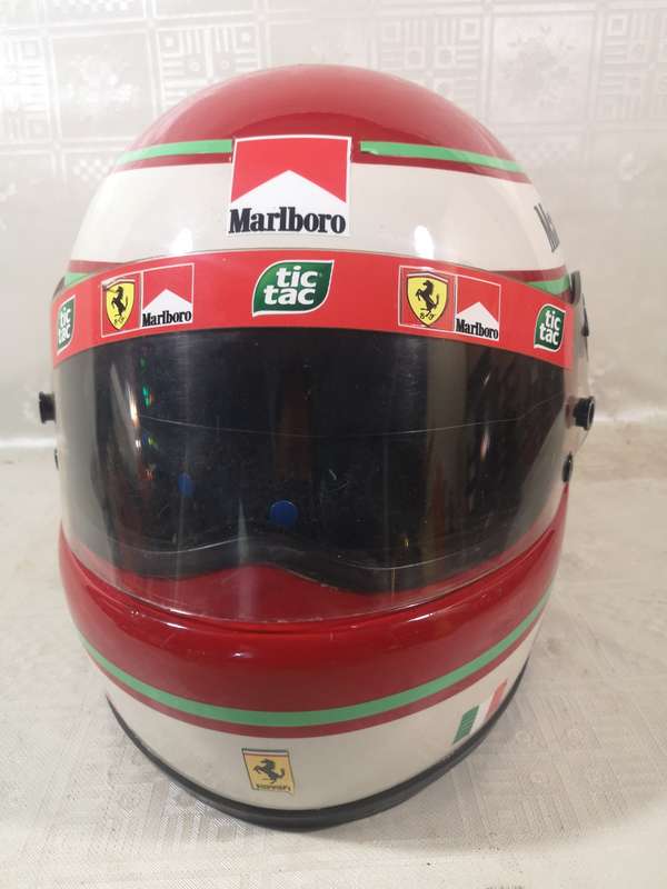 WOW!!! Amazing Vintage Ferrari F1 Bell Replica Racing Helmet Size L
