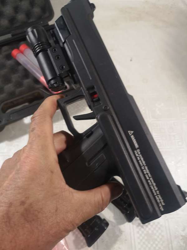 Very Powerful Tiberius T8.1 Self Defence Pepper ball Pistol Gigantic Combo