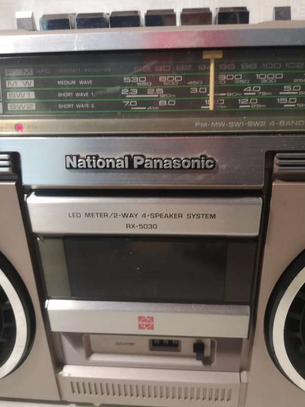 Awesome Vintage National Panasonic Boombox RX 5150F Stereo Radio Cassette Recorder