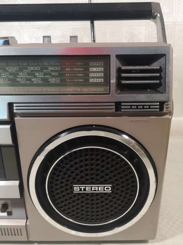 Awesome Vintage National Panasonic Boombox RX 5150F Stereo Radio Cassette Recorder