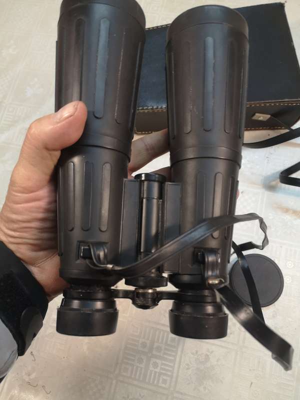 Vintage Military 8 x 56 field 6.5° No 6644 Binoculars - Japan - Good Working Condition