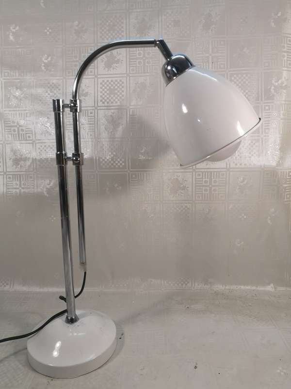 Magnificent Vintage Gooseneck Table Lamp - Tested working 550mm high