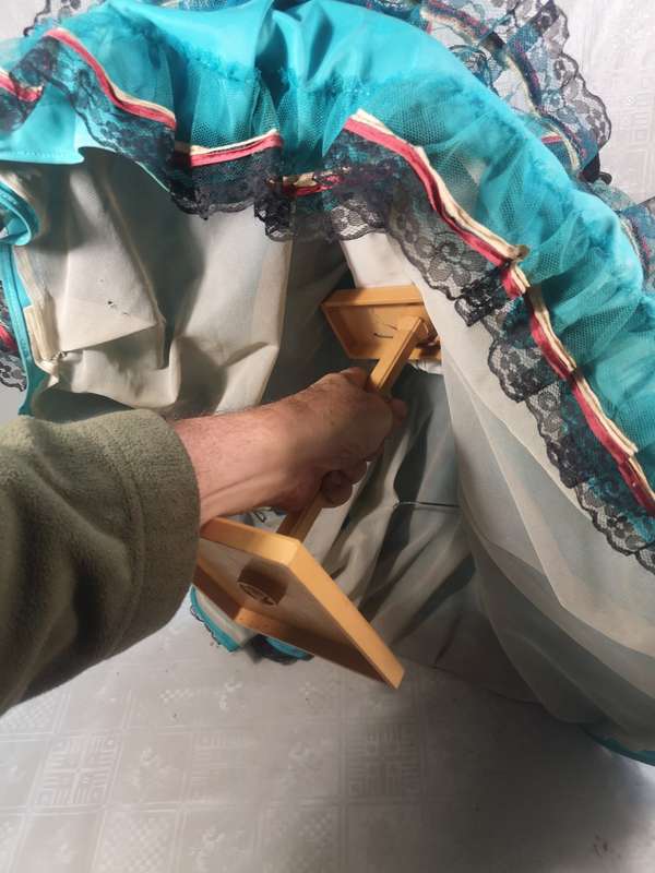RARE 60`s Spanish Flamenco Dancer Marin Chiclana Spain 640MM