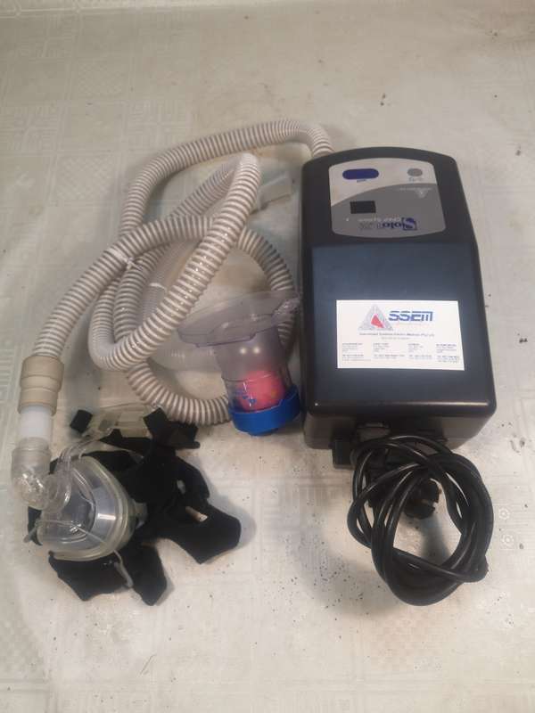 Respironics Solo LX Cpap System 100% Complete And Tested Working