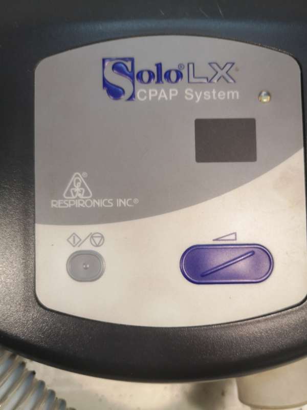 Respironics Solo LX Cpap System 100% Complete And Tested Working
