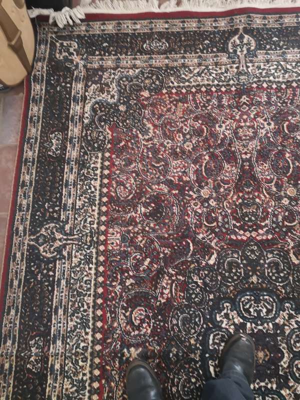 MAGNIFICENT VERY LARGE HANDWOVEN ORIENTAL WOOL CARPET 1950mm x 3000mm