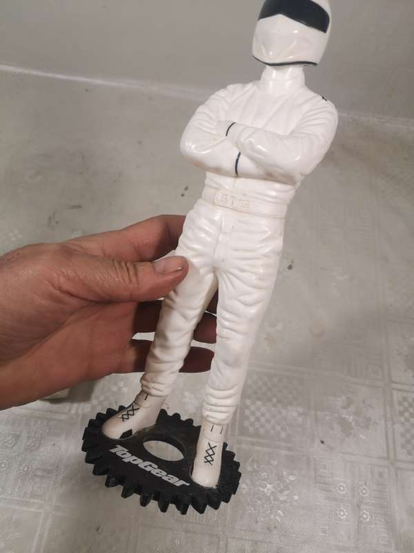 COLLECTABLE TOP GEAR THE STIG SHAMPOO BOTTLE & SOAP ON THE ROPE