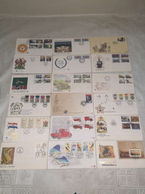 HUGE COLLECTION OF VINTAGE SOUTH AFRICAN FIRST DAY COVERS