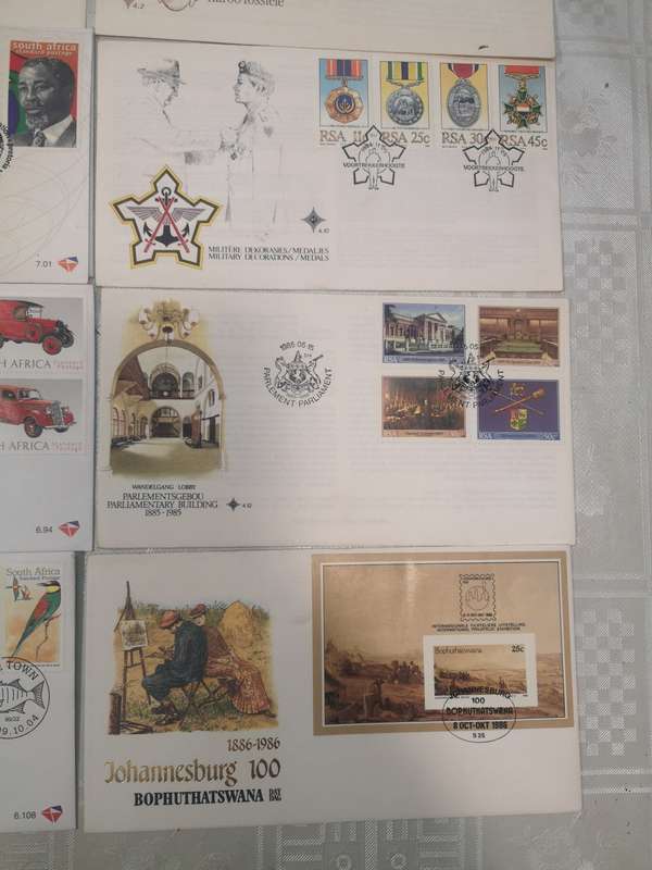 HUGE COLLECTION OF VINTAGE SOUTH AFRICAN FIRST DAY COVERS