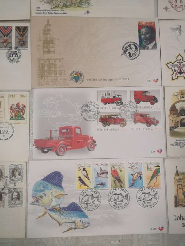 HUGE COLLECTION OF VINTAGE SOUTH AFRICAN FIRST DAY COVERS
