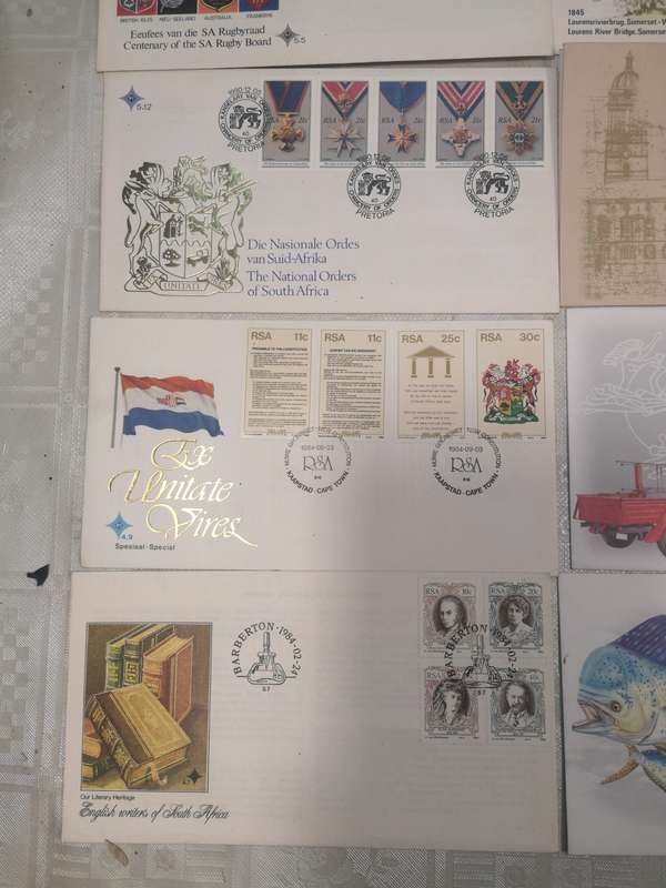 HUGE COLLECTION OF VINTAGE SOUTH AFRICAN FIRST DAY COVERS