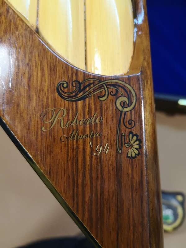 Magnificent Original Roberto 94 Maestro 26 pipe Pan Flute in a Leather Bound Case