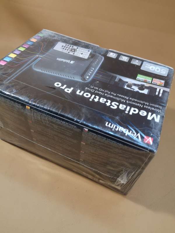VERBATIM MEDIA STATION PRO WIRELESS NETWORK MULTIMEDIA RESEAU PRO FULL HD WI-FI - NEW SEALED IN BOX