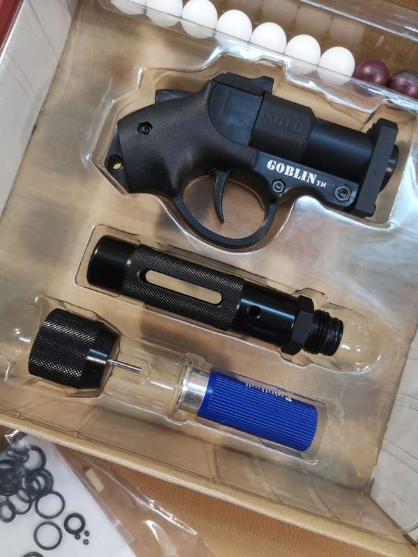 NEW GOBLIN SOLO SELF DEFENCE PAINTBALL/pepper ball PISTOL - COMPLETE IN BOX