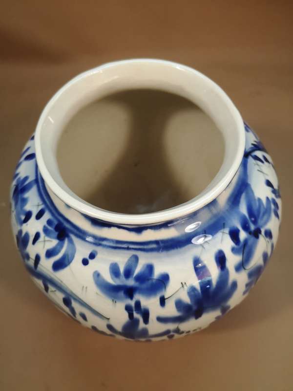 MAGNIFICENT!! LARGE ANTIQUE MAJOLICA VASE - FLORENCE ITALY - WITH ALL THE RIGHT MARKINGS