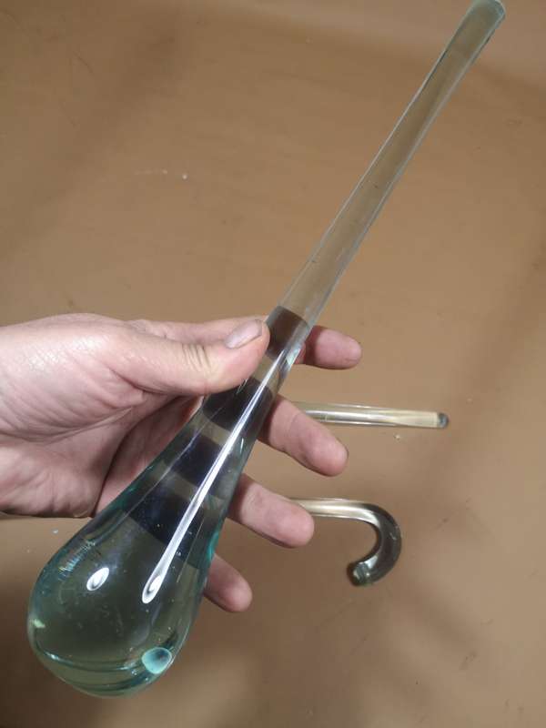 VERY LARGE MURANO GLASS TEARDROPS