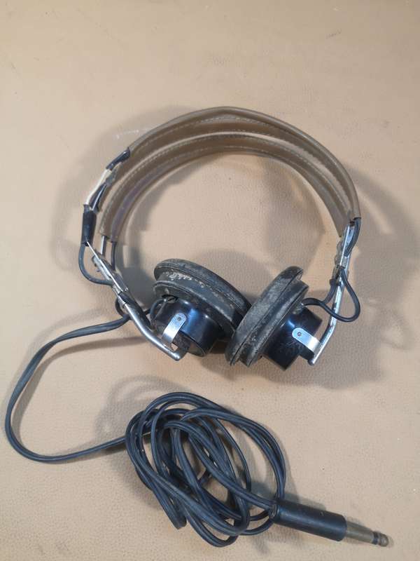 Vintage WWII Aircraft Headset Murdock MC-162-A Headphones